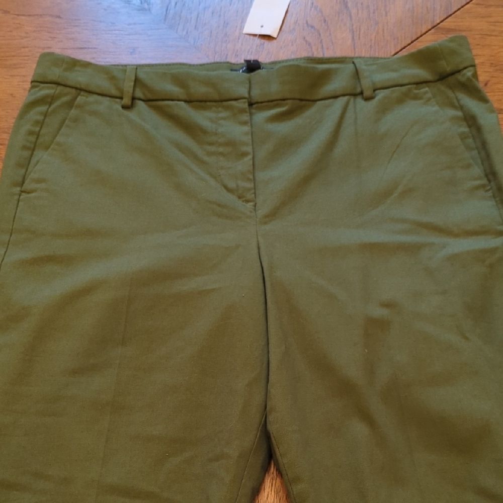 J. Crew Mercantile NWT Women's Forest Green Pants - Picture 4 of 8